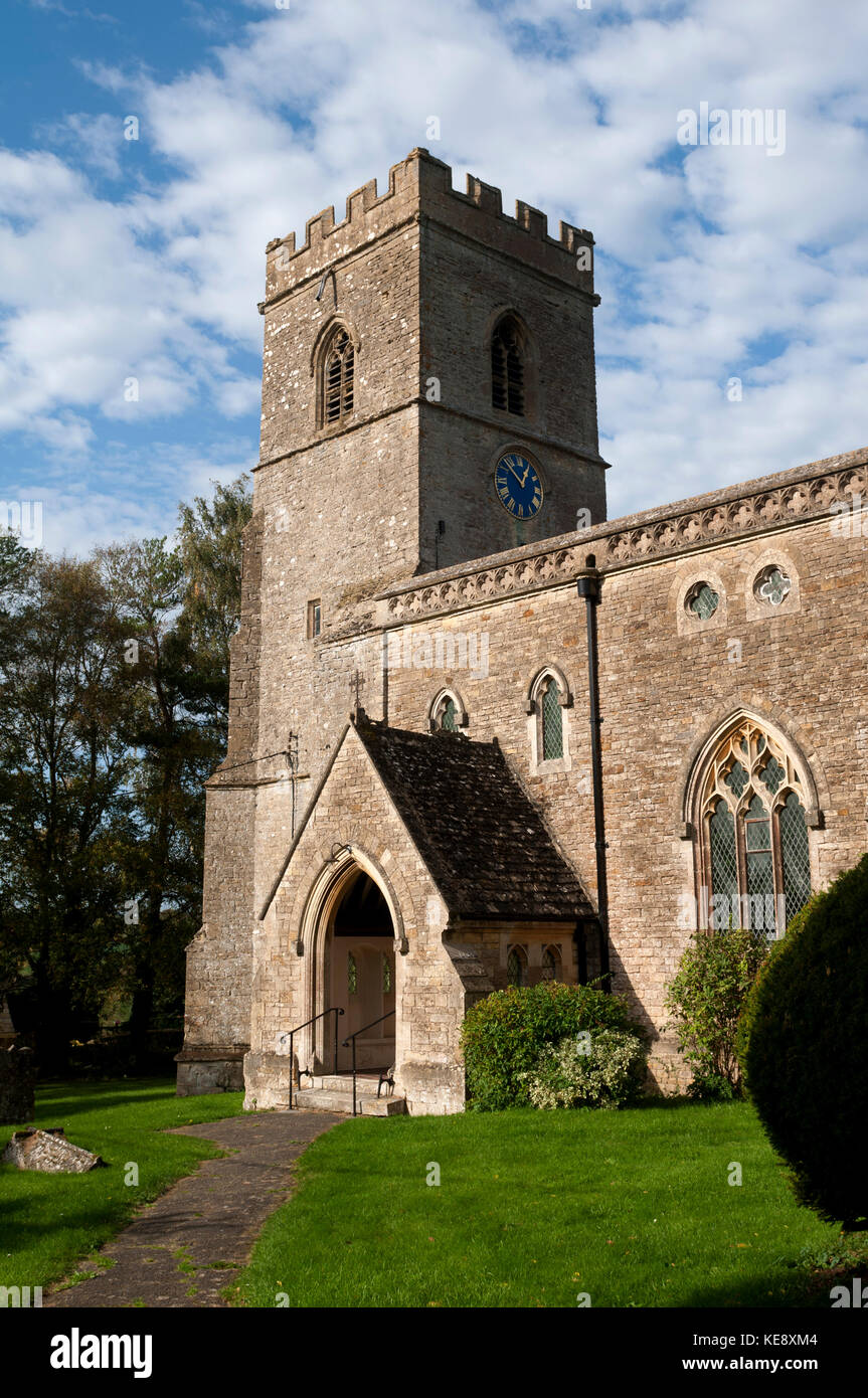 St. Mary`s Church, Upper Heyford, Oxfordshire, England, UK Stock Photo
